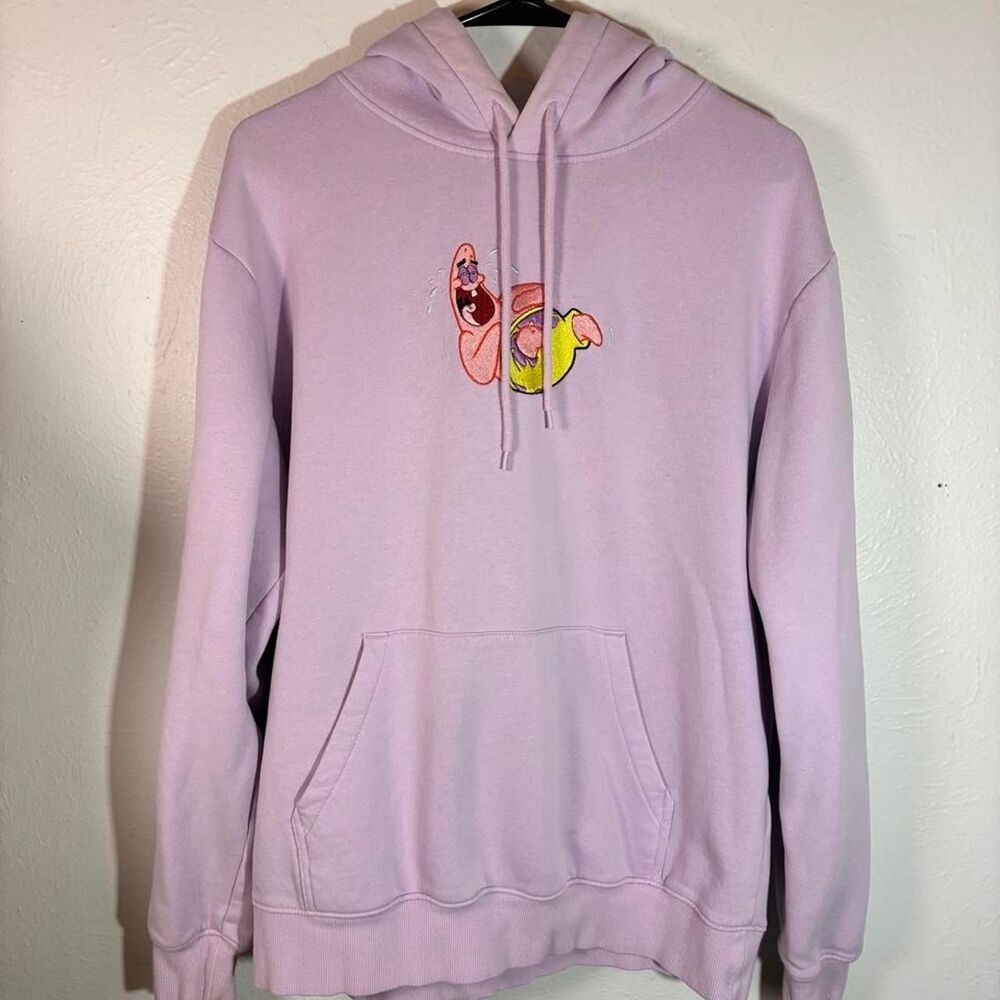 H-m Women's Purple and Pink Hoodie
